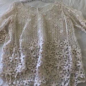 Free People crochet top